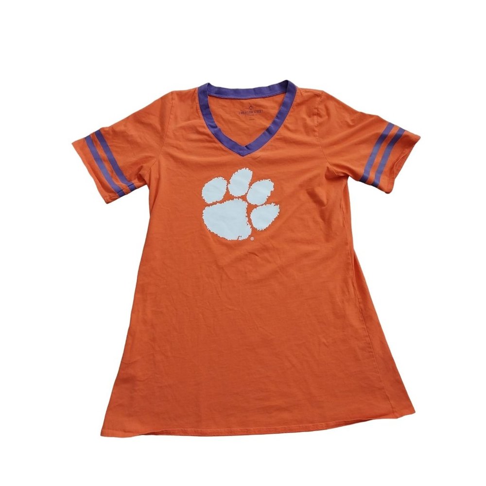 Clemson University Emerson Street Clothing Co Women's Pajama Sleep Shirt Sz XL